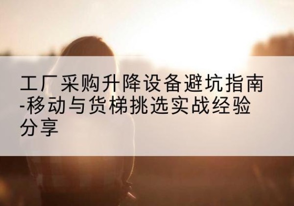 龙海移动式升降机怎么选-工厂采购升降设备避坑指南-移动与货梯挑选实战经验分享